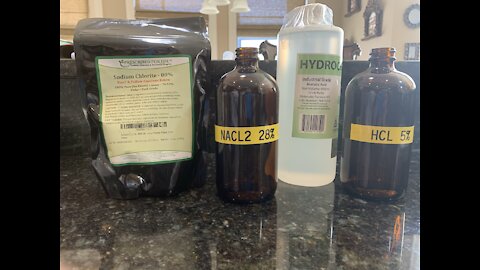How To Make Chlorine Dioxide Solution From The Raw Ingredients: The Golden Cure