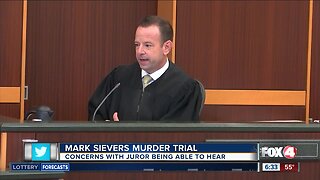 Concerns over juror's hearing issues in Sievers trial