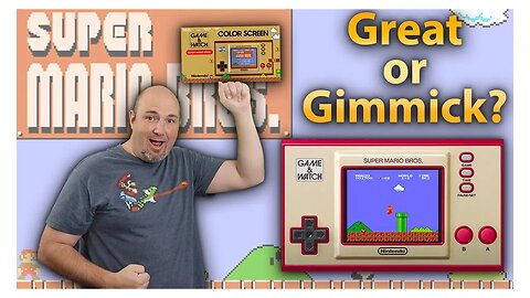 35th Anniversary Super Mario Bros Game And Watch Unboxing & Review