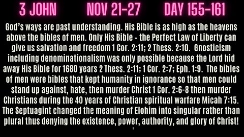 3 John 1. THE 2ND AGE OF CHRISTIANITY STARTING NOW, WAS FORESHADOWED BY THE 2ND TEMPLE IN 530 BC.
