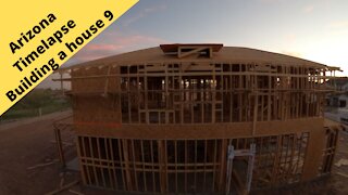 Arizona Building a house time-lapse 9