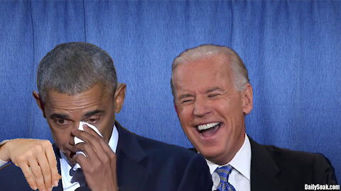 Tearful Obama Inconsolable After Biden Takes His Place As America’s Worst President