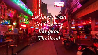 Cowboy Street (Soi Cowboy) in Bangkok, Thailand