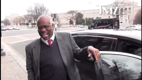 Old Video Of Clarence Thomas Laughing At TMZ Goes Viral