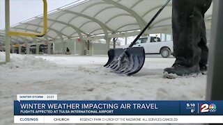 Winter weather impacting air travel