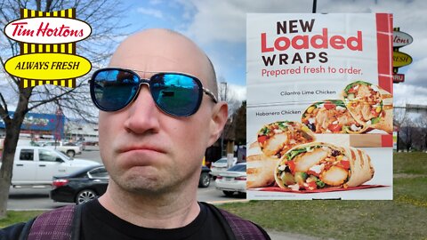 Tim Horton's New Loaded Habanero Chicken Wrap!