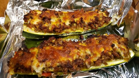 Zucchini Boat (Quick Version - Recipe Only) The Hillbilly Kitchen