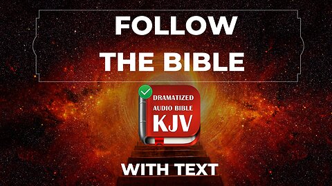 LIVE AUDI BIBLE WITH TEXT | FOLLOW THE BIBLE