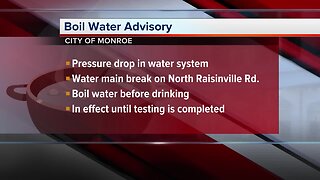 Boil water advisory issued for City of Monroe