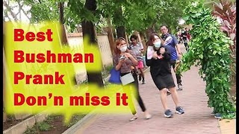 Bushman Prank. Best Reaction Ever. Interesting Bushman Prank.