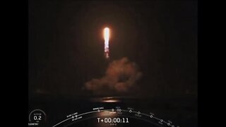 Space X launches Falcon Heavy rocket early Tuesday morning.