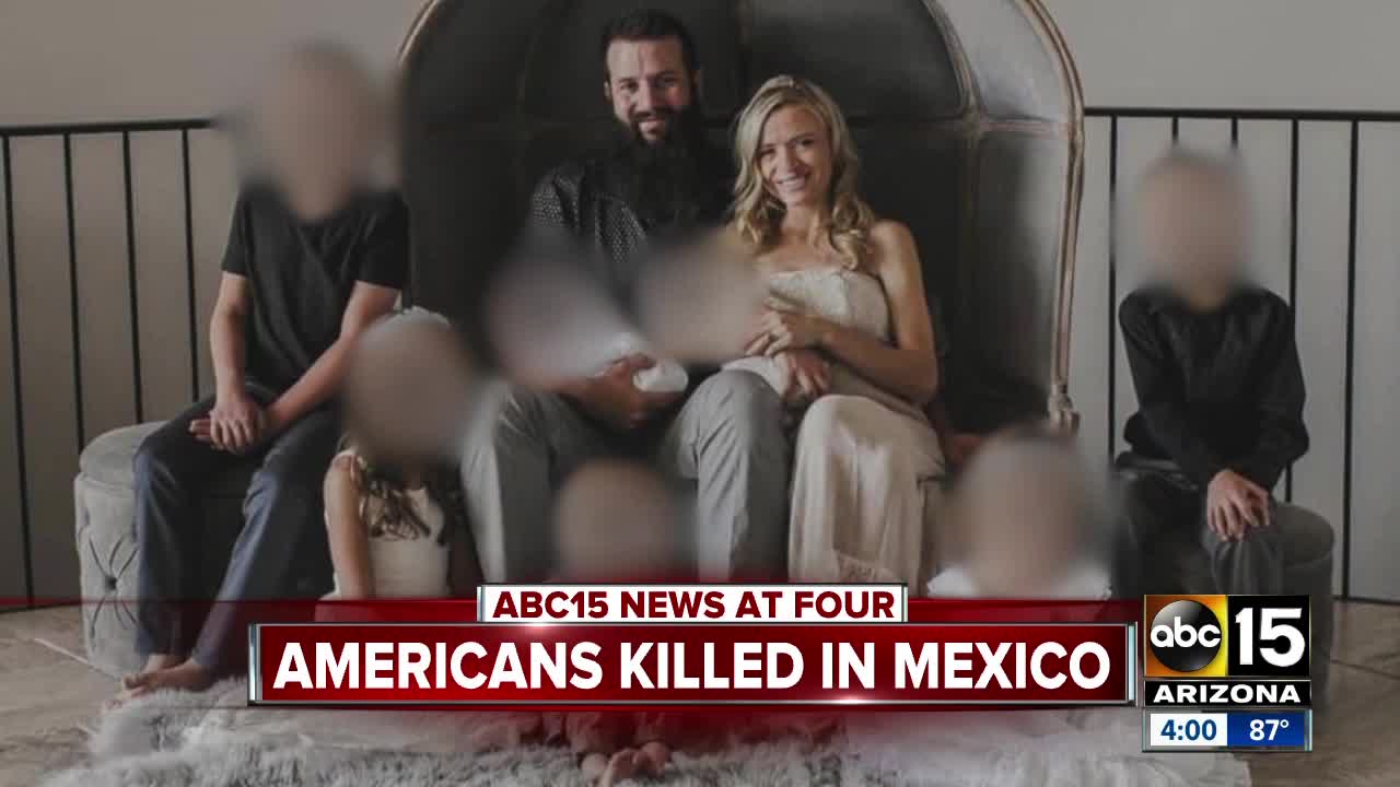 Drug cartel gunmen kill 9 US citizens in ambush in Mexico