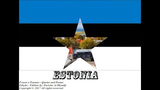Flags and photos of the countries in the world: Estonia [Quotes and Poems]
