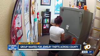 Group wanted for jewelry thefts across county