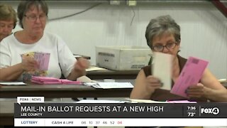 How long will it take to count mail-in ballots in Lee County?