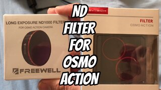 UNBOXING freewell and pgytech ND FILTER for osmo action