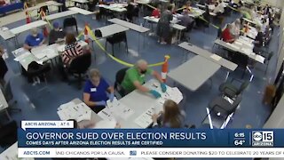 Governor Ducey sued over election results