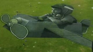 Huge green space provides canvas for impressive graffiti!