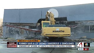 Former south Kansas City Save A Lot grocery store demolished