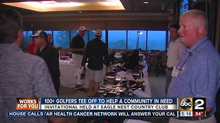 100+ golfers tee off to help a community in need