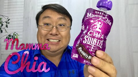 Mamma Chia Blackberry Bliss Organic Vitality Squeeze Snack Review