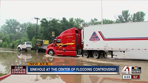 Sugar Creek wants to fine car lot owner along U.S. 24 for flooding issues