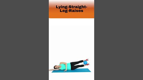 Lying Straight Leg Raises | Straight Leg Rises #lyingstraightlegrises #healthfitdunya