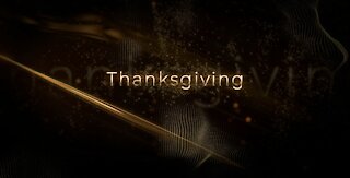 Golden Happy Thanksgiving video