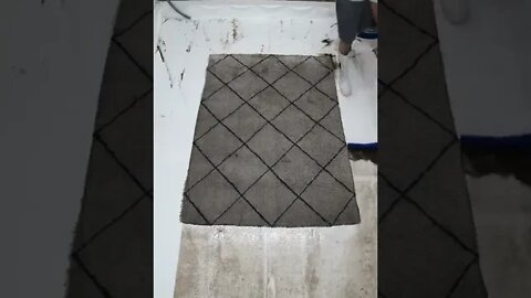 Rug Was Pulled From a Pile Of Rubbish | Satisfying Carpet Cleaning | #shorts