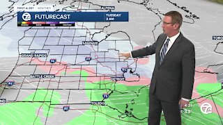 Wintry mix tonight