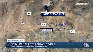 One missing after boat crash at Lake Pleasant