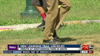 New interactive trail at Arvin park teaches kids shapes, colors, letters