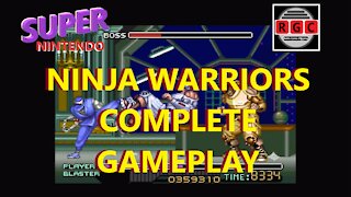 Ninja Warriors - Complete GamePlay - Retro Game Clipping