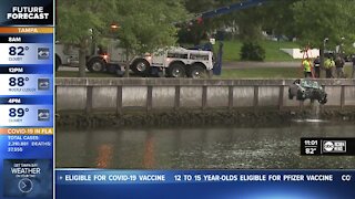 Car into Hillsborough River