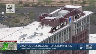 Casinos shutting down in wake of coronavirus pandemic