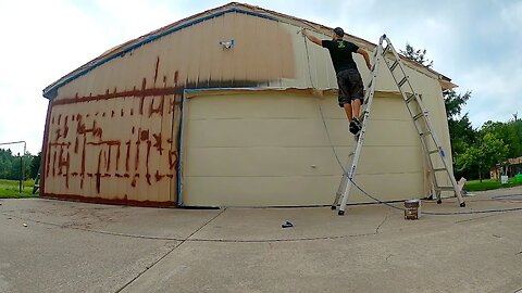 Airless Spray Paint Metal Building? Step-by-Step how to Paint Metal Building like a Pro (SATISFYING)