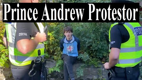 Prince Andrew Protestor