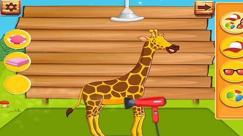 Play Fun Animal Makeover Makeup Kids Games - Baby Jungle Animal Hair Salon 1- Fun Baby Pet Care Game