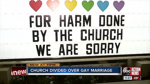 United Methodist pastor apologizes to his community following vote to ban same-sex marriages