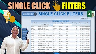Learn How To Create This Single Click Table Filter Feature In Excel Today