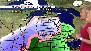 Snow coming for Monday