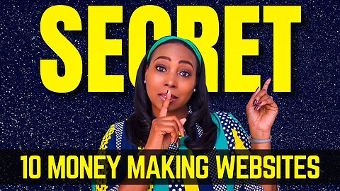 10 More Secret Websites That You Have Not Heard Of To Make Money Online