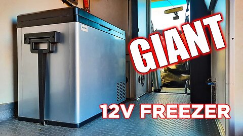 55 Quart Freezer Added To Ambulance RV | Double Capacity and Ice Cream!