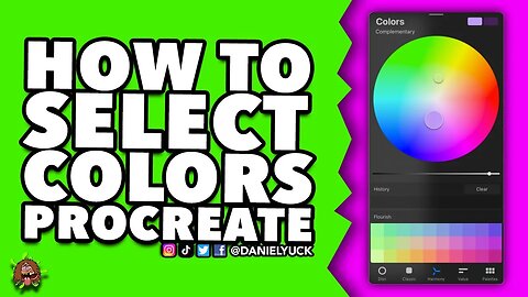How To Select Colors Procreate