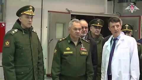 Russia MoD: 🇷🇺 Russian Defence Minister Shoigu inspects fulfilment of state defence order.