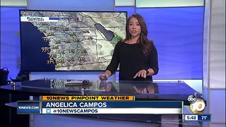 10News Pinpoint Weather with Meteorologist Angelica Campos