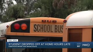 School bus dropped off student hours after dismissal