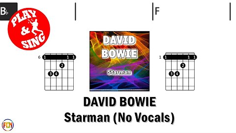 DAVID BOWIE Starman FCN GUITAR CHORDS & LYRICS NO VOCALS