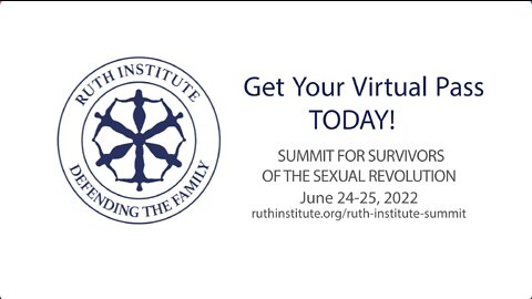 The Summit for Survivors of The Sexual Revolution is going on live RIGHT NOW! Join us!