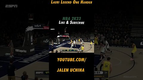 Lauri Legend One Hander #2023 #nba #2k23 #lauri markkanen #jalen uchiha #shorts